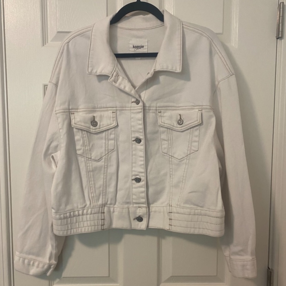 Kensie Women's Jean Jacket - Picture 2 of 8